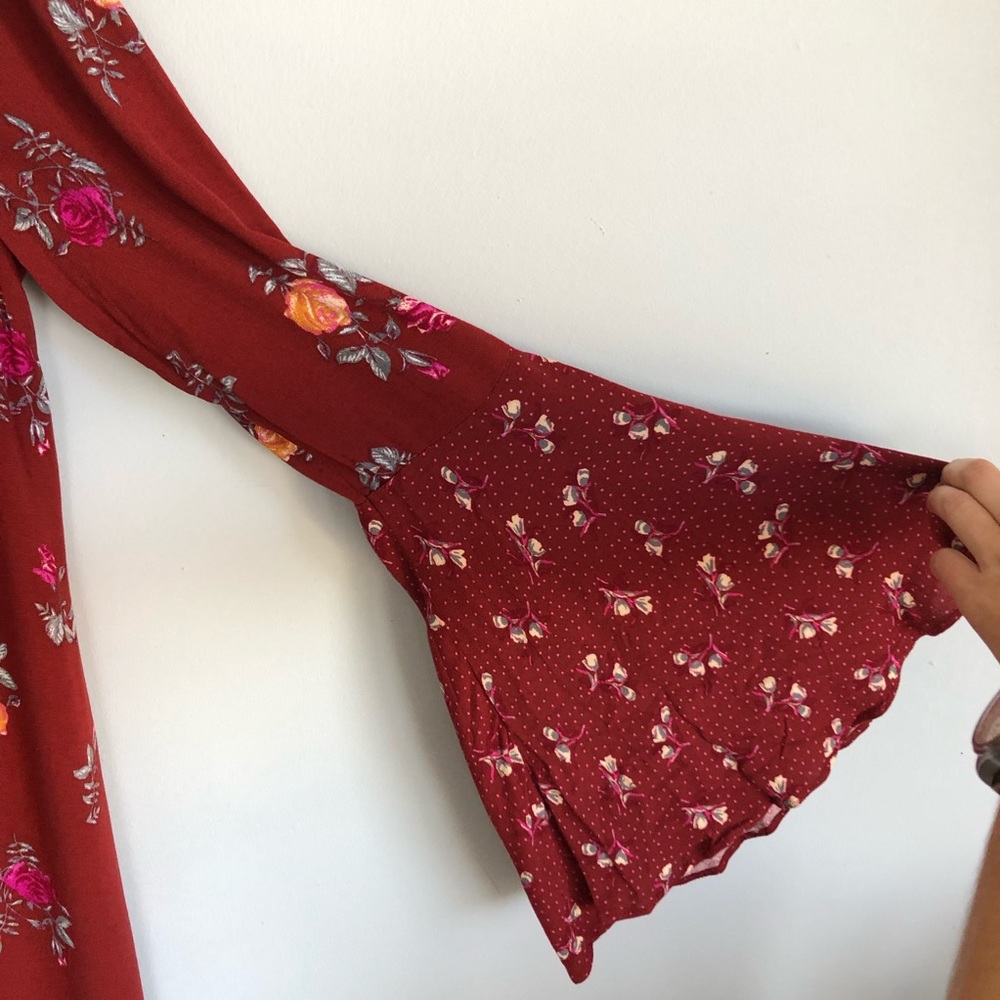 SOLD Free People Tate Floral Tunic NWT in Vintage Combo - Picture 8 of 15